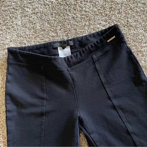 🚨BCBGMaxAzria Seamed Pull On Pants Jeggings Women’s Large Petite Black Comfort - Picture 5 of 12